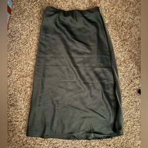 Green Rachel Zoe maxi skirt